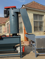 Machine automatique de lavage et de recyclage de films plastiques et de sacs plastiques, avec broyeur de déchets, ligne de lavage et de recyclage du plastique