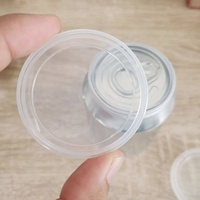 Couvercle transparent en plastique pour canettes de soda, petit couvercle en PE pour boîtes de conserve de boissons, couvercle supérieur