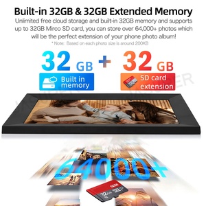 FRAMEO 10.1 Inch <b>WiFi</b> Digital Photo Frame 32GB Memory Auto-Rotate Portrait & Landscape, Share Pictures Videos Via Frameo App - Product Image 4