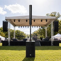Système audio DSP, enceinte colonne PA haute puissance active pour les événements mobiles, les performances et les clubs de petite et moyenne taille