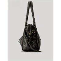 Nouveau Sac Fourre-tout Moyen Femme Style Moto Rétro Français 2026 avec Fermeture Éclair, Porté Épaule ou Croisé, Grande Capacité, Tendance pour le Quotidien