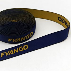 Bande élastique en nylon Yusen SEWO101 de 4,0 cm avec tissage de logo jacquard, écologique pour les textiles de maison, les sacs (50 yards/rouleau) - Product Image 6