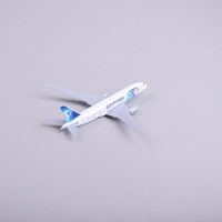 Modèle d'avion en métal moulé sous pression Egypt Air 777 de 16 cm avec train d'atterrissage, échelle 1:5, en zinc, pour garçons, jouet modèle d'avion