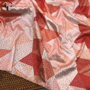 Brocade imprimé numérique italien 100% soie satin tissus polyester tela tissu jacquard tissu élastique en mousseline pour robe - Product Image 3