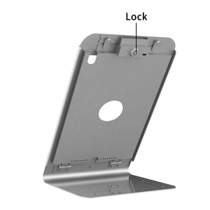 Commande de tablette alimentaire kiosque support de comptoir pour iPad 9e 8e métal verrouillable couvert bouton d'accueil tablette libre-service <span class=keywords><strong>dans</strong></span> <span class=keywords><strong>le</strong></span> <span class=keywords><strong>restaurant</strong></span> - Product Image 4