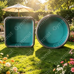 Piscines gonflables très demandées, bain de glace gonflable <span class=keywords><strong>avec</strong></span> dimensions 2m x 2m x 0.8m, taille et couleur personnalisables, pour 4 à 6 <span class=keywords><strong>personnes</strong></span>. - Product Image 2