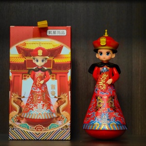 Imperial Series Top Scholar Eco-friendly Plastic Figurines TV Movie Character Souvenirs for Beijing Tourists Featuring Emperor