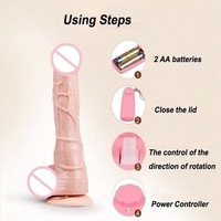 Vibromasseur réaliste en forme de pénis avec ventouse puissante pour femmes – Jouet sexuel érotique vibrant pour adultes