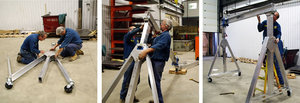 Cheap Price 1 Ton 2 Ton Aluminium Gantry <b>Crane</b> Mobile Adjustable Mini Small 3t Gantry Hoist <b>Crane</b> - Product Image 5