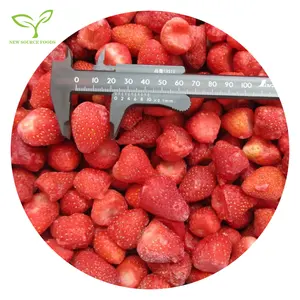 Fournisseur chinois IQF fragum strawberi congélation fraise prix entier paquet taille fruits congelés fraise congelée