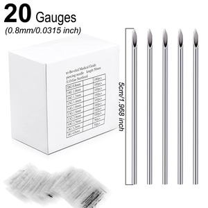 HadiyahBeauty Atacado 14G <span class=keywords><strong>16g</strong></span> 18g Descartável Body Piercing Agulhas Tatuagem Punção Agulha para Body Art Piercing - Product Image 6