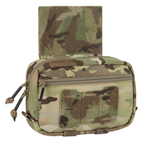 Pochette tactique KRYDEX, mini-sacoche avec porte-cordons TQ et panneau auto-agrippant MC