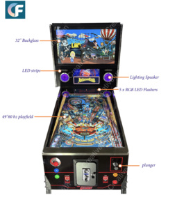 Macchina da Flipper Virtuale a Tre Schermi Ultra 49" 60Hz - Intrattenimento Domestico Premium con Feedback di Forza Completo - Product Image 2