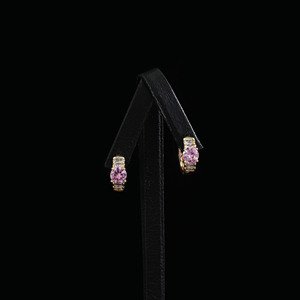 Pendientes Huggie Chapados en Oro de 18K con Cristales CZ <span class=keywords><strong>Multicolor</strong></span>, Pendientes Pequeños con Forma de Corazón y Estrella de Circonio, Broches para Oreja para Mujer, Joyería de Moda - Product Image 4
