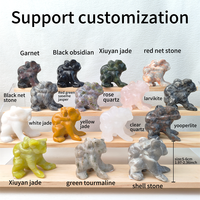 Globaler Lieferant Spirituelle Heil maschine Schnitzen Kristall Rosenquarz Multi Material Koala Carving Handwerk für die Inneneinrichtung