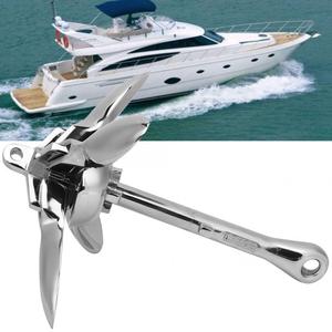 Folding Grapnel Anchor 316 Stainless Steel Yacht Kayak Boat Rigging Accessory - Product Image 3