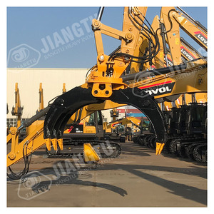 หัวคีบไฮดรอลิกสำหรับรถขุด หมุนได้ 360 องศา สำหรับจับหิน - Product Image 3