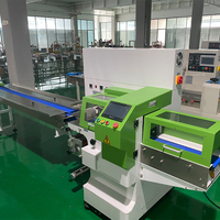 Machine d'emballage automatique pour extrudeuse de pâte à modeler, plastiline, extrudeuse horizontale, coussin de flux, bonbons, sucettes, barres chocolatées