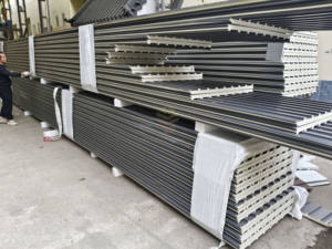 耐火防水グレートウォールメタルシートPUサンドイッチパネル屋根低価格断熱アルミ屋根パネル（建築用） - Product Image 2