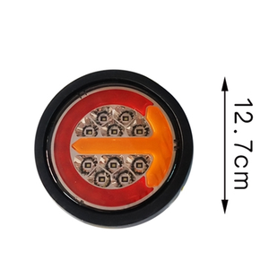 Feu arrière LED 4/5 "12V 24V, 1/2/4x remorque de camion, <span class=keywords><strong>clignotant</strong></span>, frein, <span class=keywords><strong>camping</strong></span>-<span class=keywords><strong>car</strong></span>, caravane Led <span class=keywords><strong>clignotant</strong></span> - Product Image 2