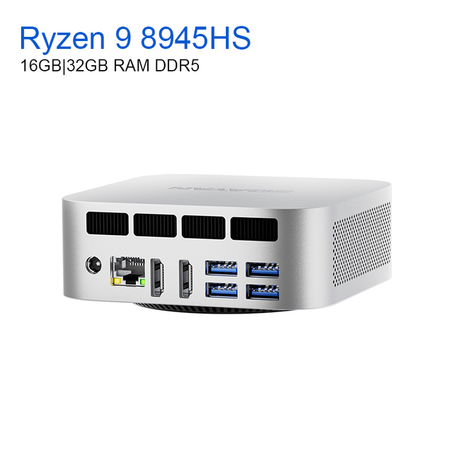 SOAYAN AMD Ryzen 9 8945HS Gaming Mini PC Radeon 780M 16GB 32GB DDR5 1TB NVMe SSD WiFi 6 Windows 11 Pro MQR9