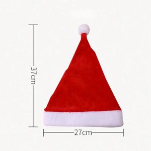 Gorro de Santa Claus Clásico Personalizado para Adultos y Niños, Gorro Navideño de Felpa - Product Image 6