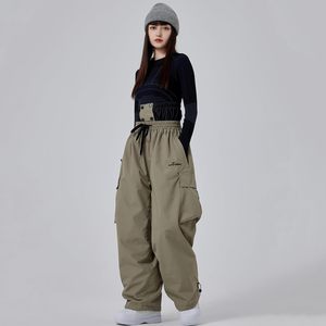 Pantalon de ski unisexe ample et imperméable à jambes larges pour l'hiver et les activités de plein air - Product Image 3