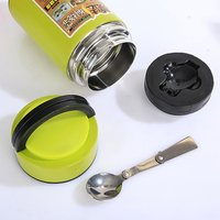 Vente en gros en acier inoxydable 304 Bécher braisé Thermos Bouteille d'eau pour enfants Boîte à lunch Pot alimentaire pour voyage Fiole à vide