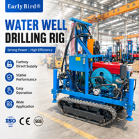 Foreuse de puits d'eau professionnelle 200m, machine de forage de puits profonds, directement de l'usine, prête à être expédiée