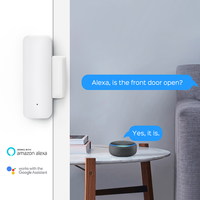 Sensor Pintu Wifi Pintar Alarm Keamanan Terlaris, Kontrol Aplikasi Tuya Smartlife, Anti Maling, Tombol Panik Jendela Rumah untuk Rumah