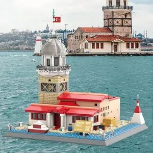 Wange 5229 <span class=keywords><strong>La</strong></span> Tour <span class=keywords><strong>de</strong></span> <span class=keywords><strong>la</strong></span> Jeune Fille, Briques d'Architecture Mondiale, Jouet <span class=keywords><strong>de</strong></span> Décoration, Cadeaux pour Enfants, Ensembles <span class=keywords><strong>de</strong></span> Blocs <span class=keywords><strong>de</strong></span> Construction - Product Image 5