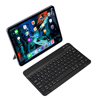 Nouveau clavier ergonomique sans fil mince en aluminium avec USB Type-C pour tablette, ordinateur portable