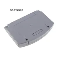 Boîtier de remplacement rigide pour carte de jeu N64 avec barre de fixation par vis - Compatible avec les versions USA/Japon/Europe pour Nintendo 64