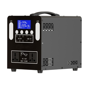 UPS portable 500W pour extérieur, batterie mobile domestique 110V/220V 2048Wh 2200W, panneau solaire, prises AU/US/EU pour usage extérieur - Product Image 1
