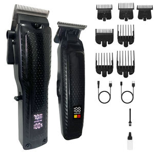 Trousse Professionnelle Sans Fil de <span class=keywords><strong>Tondeuse</strong></span> à <span class=keywords><strong>Cheveux</strong></span> et Barbe pour Hommes et Enfants, Kit de Toilettage avec Batterie – Idée Cadeau - Product Image 1