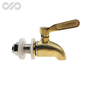 Copper Faucet Tap Dispenser Water Dispenser Replacement Faucet for Wine Beer Barrel Beverage Drink Dispenser