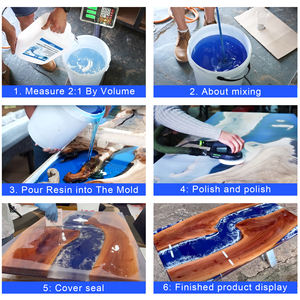 Ald 2103 Epoxyhars En Verharder Voor De Bouw Van Houtbewerking En Lijm Decoraties Gemaakt Met Siliconen - Product Image 5