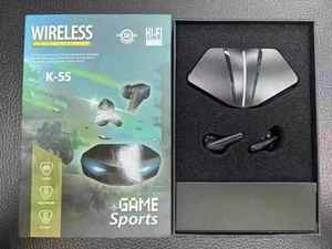 Casques de Jeu TWS K55 Écouteurs <span class=keywords><strong>Bluetooth</strong></span> 5.4 avec Indicateur de Batterie LED, Faible Latence JL, Son HIFI Stéréo Basses et Micro pour Gamer - Product Image 4