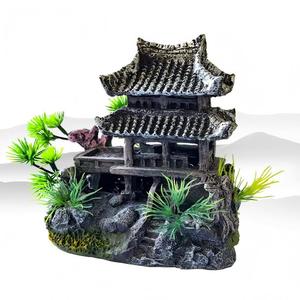 Ornement de résine PKY en bois brésilien enrogné pour aquarium, simulation d'herbe aquatique et de mousse, pour l'aménagement paysager des aquariums de bureau - Product Image 3