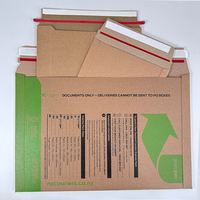 Enveloppe plate YSC Kraft à bulles A2/A3/A4, durable, écologique, recyclable, avec logo personnalisé pour l'envoi express (Origine Guangdong)