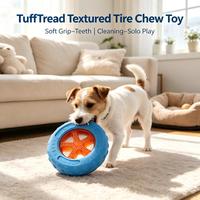 Jouet à mâcher pour chiens de petite et moyenne taille TuffTread en TPR texturé