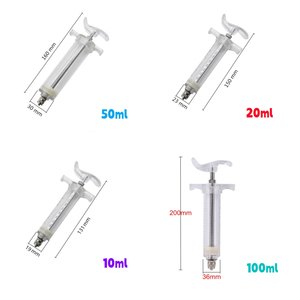 Jeringa de Alimentación para Aves de 10ml/20ml/50ml/100ml, Alimentador Manual para Loros y Palomas, Tubo de Gavína en Codo de Acero Inoxidable, Herramientas de Alimentación para Mascotas Pequeñas - Product Image 2