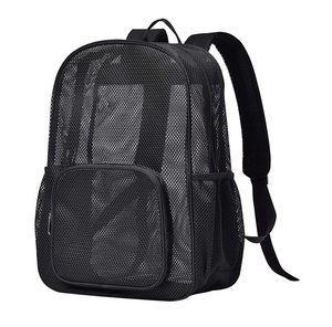 Mochila de malla resistente, mochila escolar transparente, mochila deportiva de gran capacidad, transparente, para viajes, para hombres y mujeres - Product Image 1