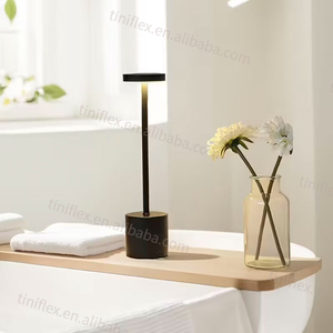 Lampade da tavolo Cordless portatile ricaricabile lampada da tavolo a LED a batteria luce da scrivania per ristorante sala da pranzo esterno camera da letto - Product Image 4