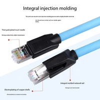 Cable de Red Industrial Cat6A Servo Profinet EtherCAT de Alta Flexibilidad para Cadena Portacables con Doble Blindaje
