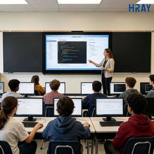 <span class=keywords><strong>Pizarra</strong></span> Inteligente HRAY de 86 Pulgadas con Cámara de Documentos Extraíble de 1300W, Pantalla <span class=keywords><strong>3D</strong></span> para Programación y Enseñanza, Compatible con Interfaz OEM ODM - Product Image 1