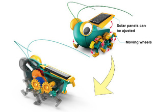 Đồ Chơi Năng Lượng Mặt Trời Cho Trẻ Em DIY, Đồ Chơi Cricket <span class=keywords><strong>Grasshopper</strong></span> STEM Giáo Dục Bán Chạy - Product Image 3