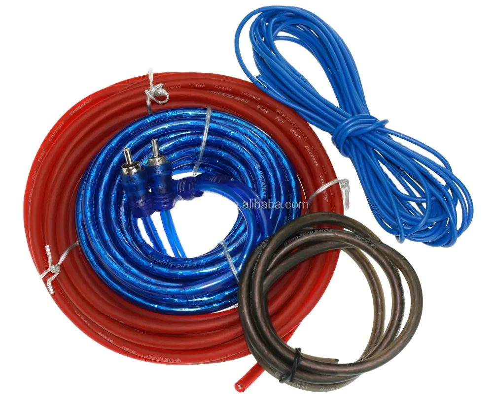 high quality new car audio cable car amp wiring kit