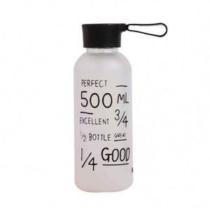 Food-Safe Plastic Water <b>Bottle</b> With a Drop-Resistant Lid and <b>Straw</b> for Instagram-Style Reusable <b>Drink</b>. - Product Image 1