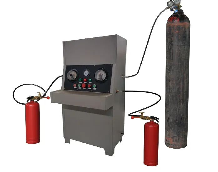 Automatische Stickstoff-Abfüllmaschine für DCP/Wasser/Schaum-Feuerlöscher